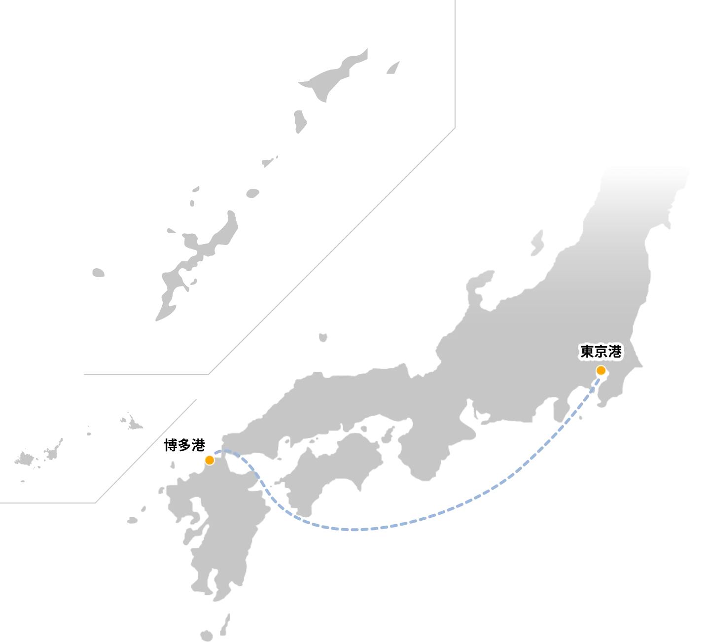 第一海運株式会社　東京営業所　東京→博多